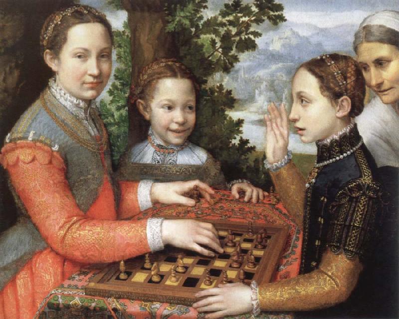 Sofonisba Anguissola the chess game China oil painting art